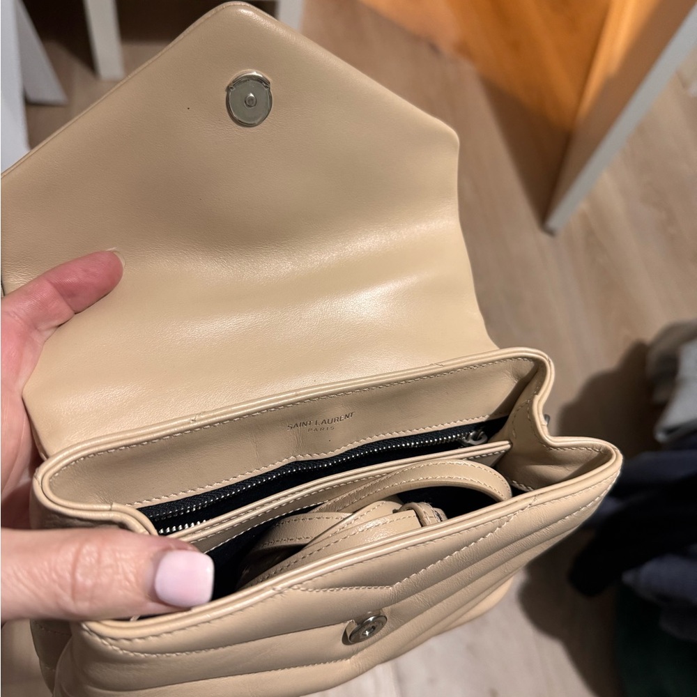 Saint Laurent Tan Crossbody Bag - Picture 12 of 13